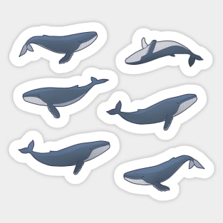 Whales sticker pack Sticker